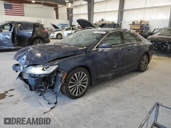 2017 Lincoln MKZ Select with VIN 3LN6L5D96HR664897, listed as a Copart auction lot 56030825 with 134,245 mi miles and Salvage title. Bid and sale history available at DreamBid. Image 1.
