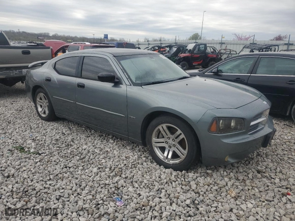 2006 Dodge Charger R/T with VIN 2B3KA53H56H148235, listed as a Copart auction lot 51951475 with 153,546 mi miles and Clean Title. Bid and sale history available at carsss.com. Image 4.