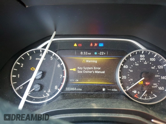 2017 Nissan Maxima SR with VIN 1N4AA6AP3HC364350, listed as a Copart auction lot 53439725 with 103,464 mi miles and Salvage title. Bid and sale history available at DreamBid. Image 9.