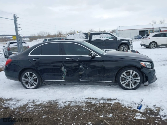 2015 Mercedes-Benz C-Class C 300 with VIN 55SWF4JB9FU048363, listed as a IAAI auction lot 41324130 with 101,595 mi miles. Bid and sale history available at carsss.com. Image 13.