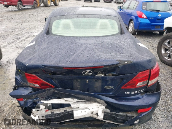 2011 Lexus IS 250 C with VIN JTHFF2C25B2519424, listed as a IAAI auction lot 41523202 with 216,624 mi miles and . Bid and sale history available at DreamBid. Image 16.