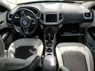 2018 Jeep Compass Latitude with VIN 3C4NJCBB7JT233848, listed as a Copart auction lot 56502715 with 94,665 mi miles and Salvage title. Bid and sale history available at DreamBid. Image 8.