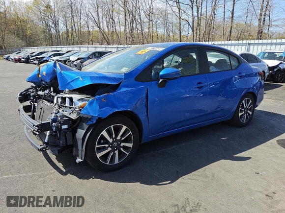 2021 Nissan Versa SV with VIN 3N1CN8EV9ML831185, listed as a Copart auction lot 50714455 with 156,963 mi miles and Clean Title. Bid and sale history available at DreamBid. Image 1.