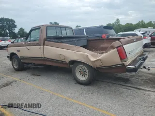 1987 Ford F-150 with VIN 2FTEF15H8HCA66731, listed as a Copart auction lot 58696774 with 81,683 mi miles and Salvage Title. Bid and sale history available at carsss.com. Image 2.