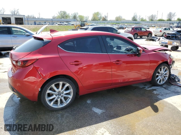 2015 Mazda 3 S Grand Touring with VIN JM1BM1M31F1268906, listed as a Copart auction lot 51821515 with 111,662 mi miles and Salvage title. Bid and sale history available at DreamBid. Image 3.