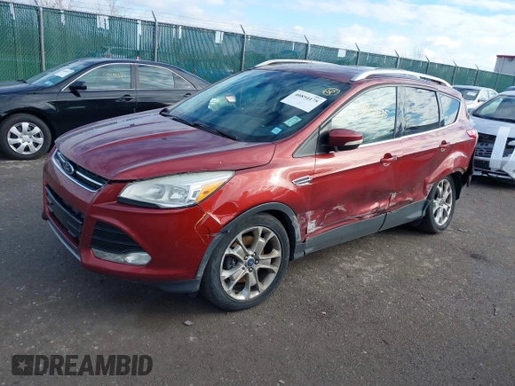 2015 Ford Escape Titanium with VIN 1FMCU9J91FUA26624, listed as a IAAI auction lot 40854175 with 132,313 mi miles. Bid and sale history available at carsss.com. Image 17.