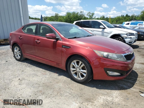 2013 Kia Optima EX z VIN 5XXGN4A75DG183192, wystawiony jako Copart lot #57114525 z przebiegiem 201 167 mil mil oraz Czysty tytuł • Clean title. Historia ofert i sprzedaży dostępna na DreamBid. Obrazek 4.