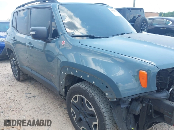 2016 Jeep Renegade Trailhawk with VIN ZACCJBCT1GPE10015, listed as a IAAI auction lot 42572522 with 131,631 mi miles and . Bid and sale history available at DreamBid. Image 18.