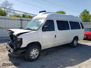 2014 Ford Econoline Wagon XL with VIN 1FBSS3BL5EDB21249, listed as a Copart auction lot 52457984 with 88,587 mi miles and Salvage Title. Bid and sale history available at carsss.com. Image 2.