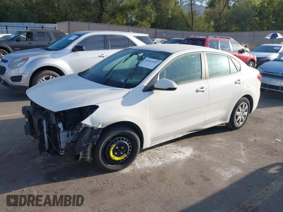 2022 Kia Rio S with VIN 3KPA24AD4NE498600, listed as a IAAI auction lot 40527357 with 59,614 mi miles and . Bid and sale history available at carsss.com. Image 17.