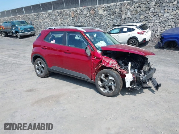 2024 Hyundai Venue SEL with VIN KMHRC8A33RU281461, listed as a IAAI auction lot 41736471 with 23,280 mi miles and . Bid and sale history available at DreamBid. Image 1.