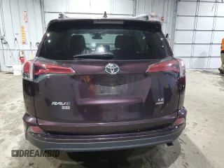 2017 Toyota RAV4 LE with VIN 2T3BFREV9HW650565, listed as a Copart auction lot 47019515 with 87,329 mi miles and Salvage Title. Bid and sale history available at DreamBid. Image 6.