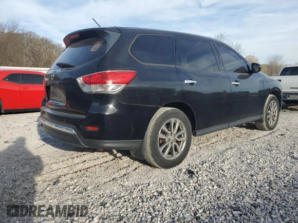 2014 Nissan Pathfinder S with VIN 5N1AR2MN7EC699463, listed as a Copart auction lot 49678055 with 120,662 mi miles and Clean Title. Bid and sale history available at carsss.com. Image 3.