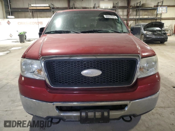 2007 Ford F-150 STX with VIN 1FTRX14W57KC26508, listed as a Copart auction lot 89247975 with 118,011 mi miles and Salvage Title. Bid and sale history available at carsss.com. Image 5.