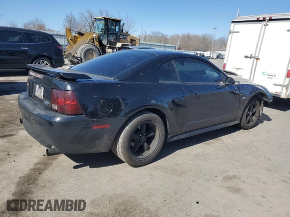 2001 Ford Mustang GT Deluxe with VIN 1FAFP42X81F208610, listed as a Copart auction lot 50938925 with 0 mi miles and Salvage Title. Bid and sale history available at carsss.com. Image 3.