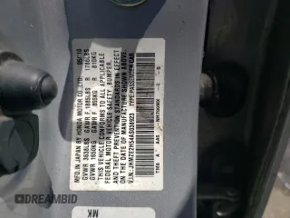 2010 Honda Insight LX with VIN JHMZE2H54AS038923, listed as a Copart auction lot 55747805 with 116,781 mi miles and Salvage title. Bid and sale history available at DreamBid. Image 12.