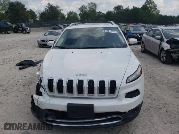 2016 Jeep Cherokee Limited z VIN 1C4PJMDS9GW340821, wystawiony jako Copart lot #54761795 z przebiegiem 98 114 mil mil oraz Szkoda całkowita • Salvage title. Historia ofert i sprzedaży dostępna na DreamBid. Obrazek 5.