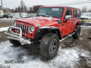 2015 Jeep Wrangler Unlimited Sport z VIN 1C4BJWDG9FL761049, wystawiony jako Copart lot #44188715 z przebiegiem 156 345 mil mil oraz Nie do naprawy • Non repairable. Historia ofert i sprzedaży dostępna na DreamBid. Obrazek 1.
