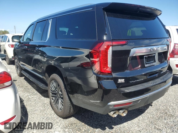 2024 GMC Yukon XL Denali with VIN 1GKS2JKL7RR228753, listed as a Copart auction lot 74196064 with 6,266 mi miles and Salvage Title. Bid and sale history available at carsss.com. Image 2.