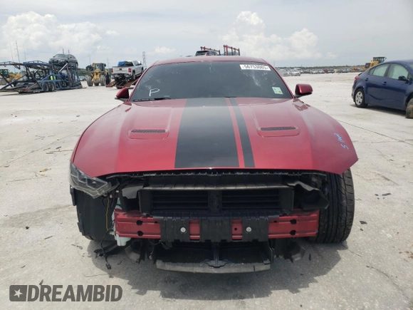 2019 Ford Mustang GT z VIN 1FA6P8CF2K5177276, wystawiony jako Copart lot #56753085 z przebiegiem Nie podano mil oraz Szkoda całkowita • Salvage title. Historia ofert i sprzedaży dostępna na DreamBid. Obrazek 5.