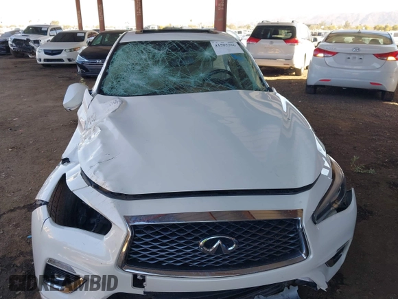 2020 Infiniti Q50 EDITION 30 with VIN JN1EV7APXLM201755, listed as a IAAI auction lot 41505386 with 52,316 mi miles and . Bid and sale history available at carsss.com. Image 6.