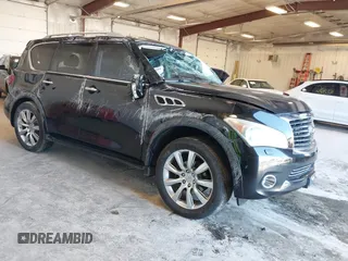 2012 Infiniti QX56 8-passenger with VIN JN8AZ2NC8C9317148, listed as a IAAI auction lot 42232551 with Not provided miles and . Bid and sale history available at DreamBid. Image 1.