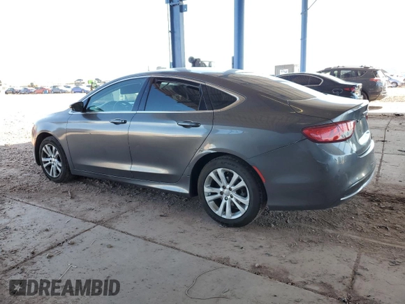 2015 Chrysler 200 Limited with VIN 1C3CCCAB1FN689794, listed as a Copart auction lot 52044585 with 104,410 mi miles and Salvage Title. Bid and sale history available at carsss.com. Image 2.