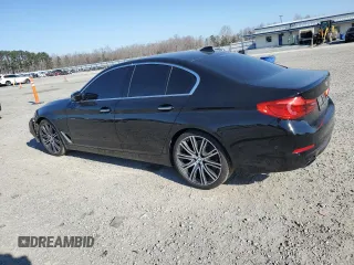 2017 BMW 5 Series 540i with VIN WBAJE5C3XHG913941, listed as a Copart auction lot 46063745 with 125,212 mi miles and Salvage Title. Bid and sale history available at carsss.com. Image 2.