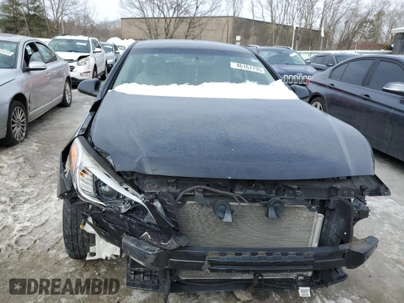 2017 Hyundai Sonata 2.4L with VIN 5NPE24AF8HH444297, listed as a Copart auction lot 46167795 with 183,880 mi miles and Salvage Title. Bid and sale history available at carsss.com. Image 5.