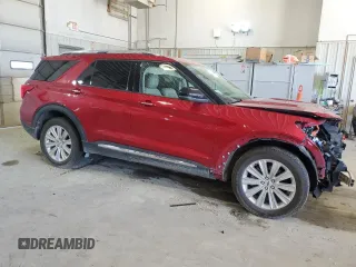 2020 Ford Explorer Limited with VIN 1FM5K8FW1LGB11531, listed as a Copart auction lot 68565304 with 61,483 mi miles and Salvage Title. Bid and sale history available at carsss.com. Image 4.