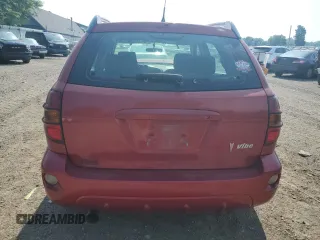 2005 Pontiac Vibe with VIN 5Y2SL63895Z432464, listed as a Copart auction lot 62268525 with 136,009 mi miles and Clean title. Bid and sale history available at DreamBid. Image 6.