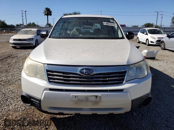2010 Subaru Forester X with VIN JF2SH6AC0AH743775, listed as a Copart auction lot 60884835 with 127,481 mi miles and Salvage title. Bid and sale history available at DreamBid. Image 5.