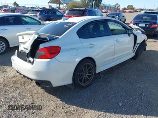 2017 Subaru WRX with VIN JF1VA1B69H9839698, listed as a IAAI auction lot 41820303 with 1 mi miles. Bid and sale history available at carsss.com. Image 4.