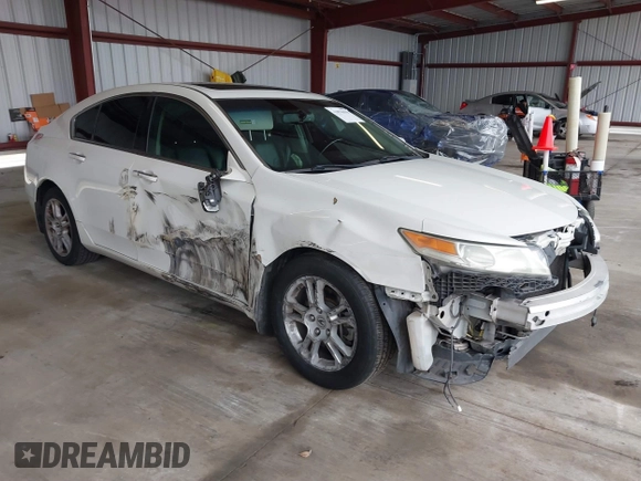 2009 Acura TL Tech with VIN 19UUA86509A008303, listed as a IAAI auction lot 41076598 with 253,434 mi miles. Bid and sale history available at carsss.com. Image 1.
