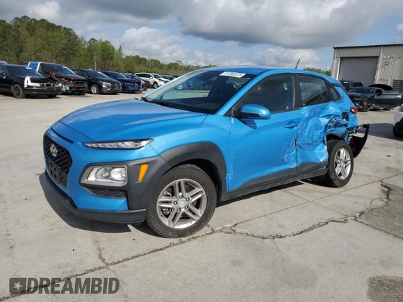 2021 Hyundai Kona SE with VIN KM8K1CAA1MU638153, listed as a Copart auction lot 51253075 with 79,346 mi miles and Salvage Title. Bid and sale history available at carsss.com. Image 1.