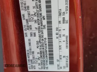 2015 Ford Escape SE with VIN 1FMCU9GX6FUC67715, listed as a Copart auction lot 73495244 with 184,183 mi miles and Salvage Title. Bid and sale history available at DreamBid. Image 13.
