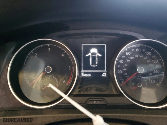 2015 Volkswagen Golf SportWagen TDI SE with VIN 3VWFA7AU2FM503940, listed as a Copart auction lot 43531255 with 108,960 mi miles and Salvage Title. Bid and sale history available at carsss.com. Image 9.