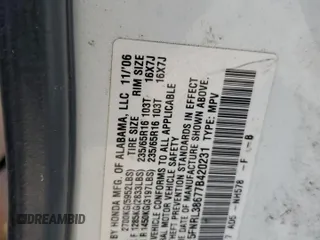2007 Honda Odyssey EX-L with VIN 5FNRL38677B420231, listed as a Copart auction lot 50798615 with 0 mi miles and Salvage Title. Bid and sale history available at carsss.com. Image 13.