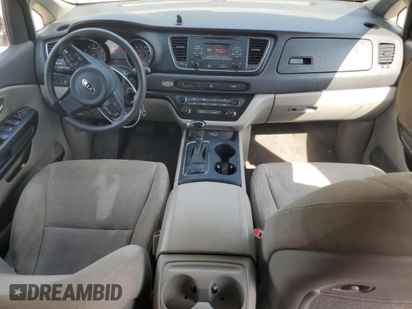 2015 Kia Sedona LX with VIN KNDMB5C17F6069481, listed as a Copart auction lot 55602005 with 169,146 mi miles and Clean Title. Bid and sale history available at DreamBid. Image 8.