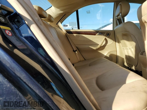 2002 Mercedes-Benz C 230/260/280/320 with VIN WDBRF61J42F262487, listed as a Copart auction lot 47354225 with 128,238 mi miles and Salvage Title. Bid and sale history available at DreamBid. Image 10.