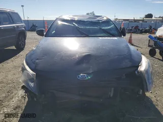 2015 Kia Optima Hybrid with VIN KNAGM4AD4F5082061, listed as a Copart auction lot 86454404 with 0 mi miles and Salvage Title. Bid and sale history available at carsss.com. Image 5.