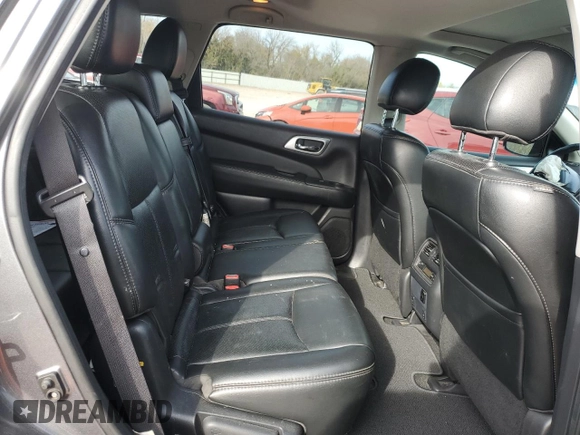 2016 Nissan Pathfinder Platinum with VIN 5N1AR2MN7GC663713, listed as a Copart auction lot 82332604 with 106,934 mi miles and Salvage Title. Bid and sale history available at carsss.com. Image 12.