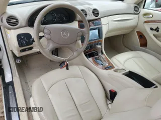 2008 Mercedes-Benz CLK-Class 3.5L with VIN WDBTK56F58T090092, listed as a Copart auction lot 56253453 with 27,038 mi miles and Non Repairable. Bid and sale history available at carsss.com. Image 8.