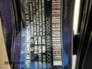 2008 Mercedes-Benz C 300 Sport z VIN WDDGF81X88F105052, wystawiony jako Copart lot #64132505 z przebiegiem 112 533 mil mil oraz Szkoda całkowita • Salvage title. Historia ofert i sprzedaży dostępna na DreamBid. Obrazek 12.