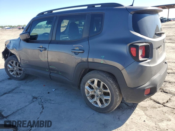 2018 Jeep Renegade Altitude с VIN ZACCJABB6JPH67345, выставлен на аукционе Copart как лот 56132045 с пробегом 92 471 миль миль и Списание • Salvage title. История ставок и продаж доступна на DreamBid. Изображение 2.