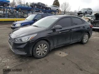 2018 Hyundai Accent SE with VIN 3KPC24A31JE029622, listed as a Copart auction lot 48510305 with 82,832 mi miles and Salvage Title. Bid and sale history available at carsss.com. Image 1.