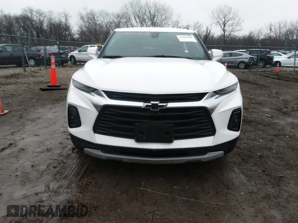 2022 Chevrolet Blazer LT with VIN 3GNKBJRS5NS140811, listed as a IAAI auction lot 41208168 with 61,140 mi miles and . Bid and sale history available at DreamBid. Image 12.