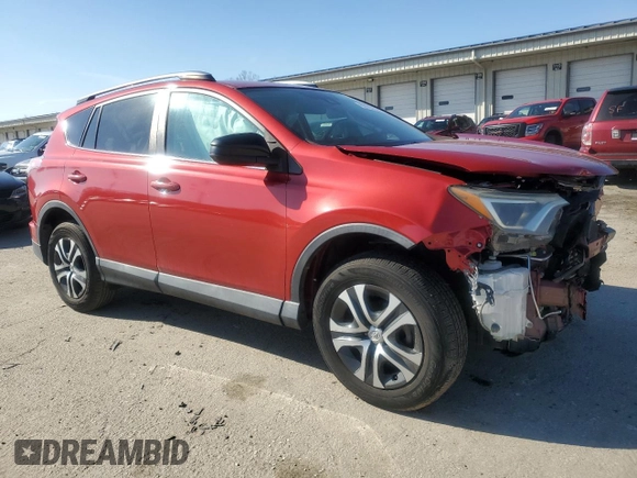 2017 Toyota RAV4 LE with VIN 2T3BFREV8HW572344, listed as a Copart auction lot 45907255 with 9,001 mi miles and Salvage Title. Bid and sale history available at carsss.com. Image 4.