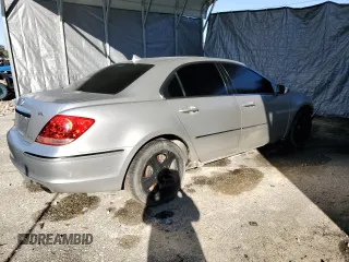 2005 Acura RL with VIN JH4KB16595C008601, listed as a Copart auction lot 43569054 with Not Provided miles and Clean Title. Bid and sale history available at DreamBid. Image 3.