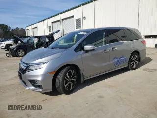 2020 Honda Odyssey Elite with VIN 5FNRL6H99LB007331, listed as a Copart auction lot 88478265 with 53,040 mi miles and Salvage Title. Bid and sale history available at DreamBid. Image 1.